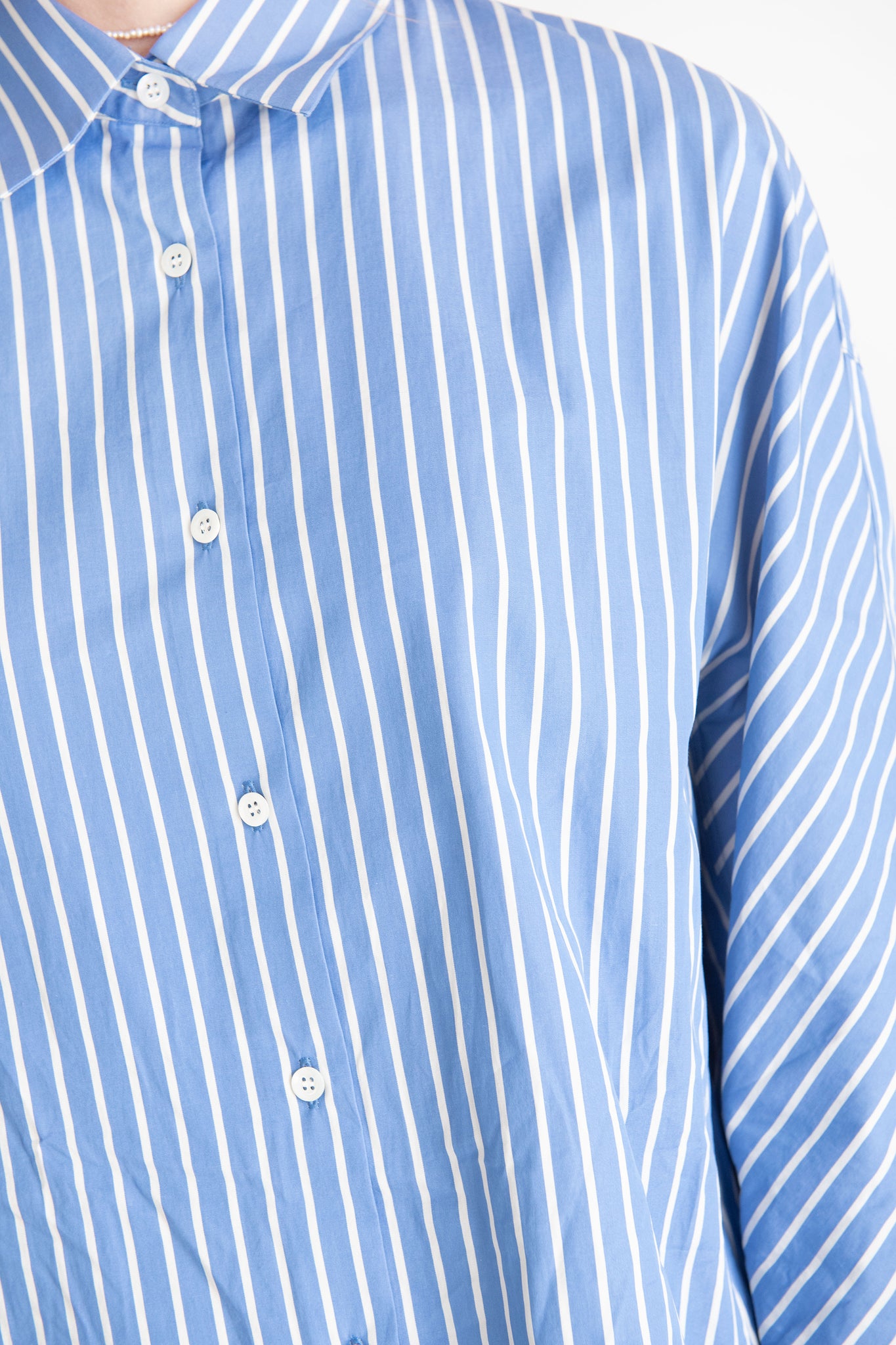 DRIES VAN NOTEN - Stripe Shirt, Light Blue