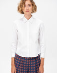 Stripe Button-Down, Navy