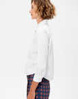 Stripe Button-Down, Navy