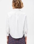 Stripe Button-Down, Navy