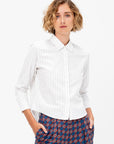 Stripe Button-Down, Navy