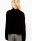 Batwing Turtleneck Knit Sweater
