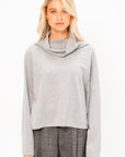 Batwing Turtleneck Knit Sweater