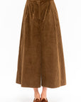 Corduroy High Waist Pants, Toffee