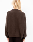 Crew Neck Ribbed Sweater, Yak