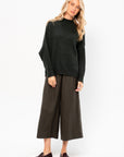 Crew Neck Kimono Sleeve Sweater