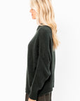 Crew Neck Kimono Sleeve Sweater