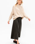 Crew Neck Kimono Sleeve Sweater