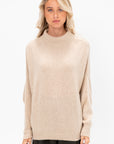 Crew Neck Kimono Sleeve Sweater