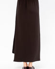 Long Sarong Skirt, Dark Brown