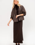 Oversized Jacket, Dark Taupe