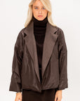 Oversized Jacket, Dark Taupe