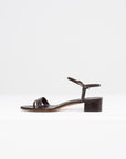 Simple Block Heel, Lizard