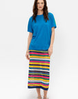 Wilms Mesh Stitch Stripe Skirt, Multi