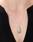 FRANCESCA VILLA - Begonia Necklace, Green