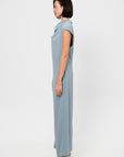 Draped Dress, Slate Blue