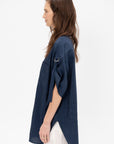 Shirt, Blue Stripe