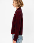 Dylan Stripe Shirt, Ruby Combo