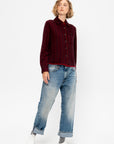 Dylan Stripe Shirt, Ruby Combo