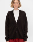 Everywear Cardigan, Burnt Cocoa