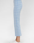 Two Tone Windowpane Louis Pant, Blue Combo