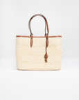 Tote In Natural Fiber, Cognac Natural Fiber