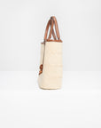 Tote In Natural Fiber, Cognac Natural Fiber