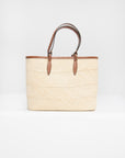 Tote In Natural Fiber, Cognac Natural Fiber