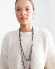 ILEANA MAKRI - Beaded Necklace, Black Agate