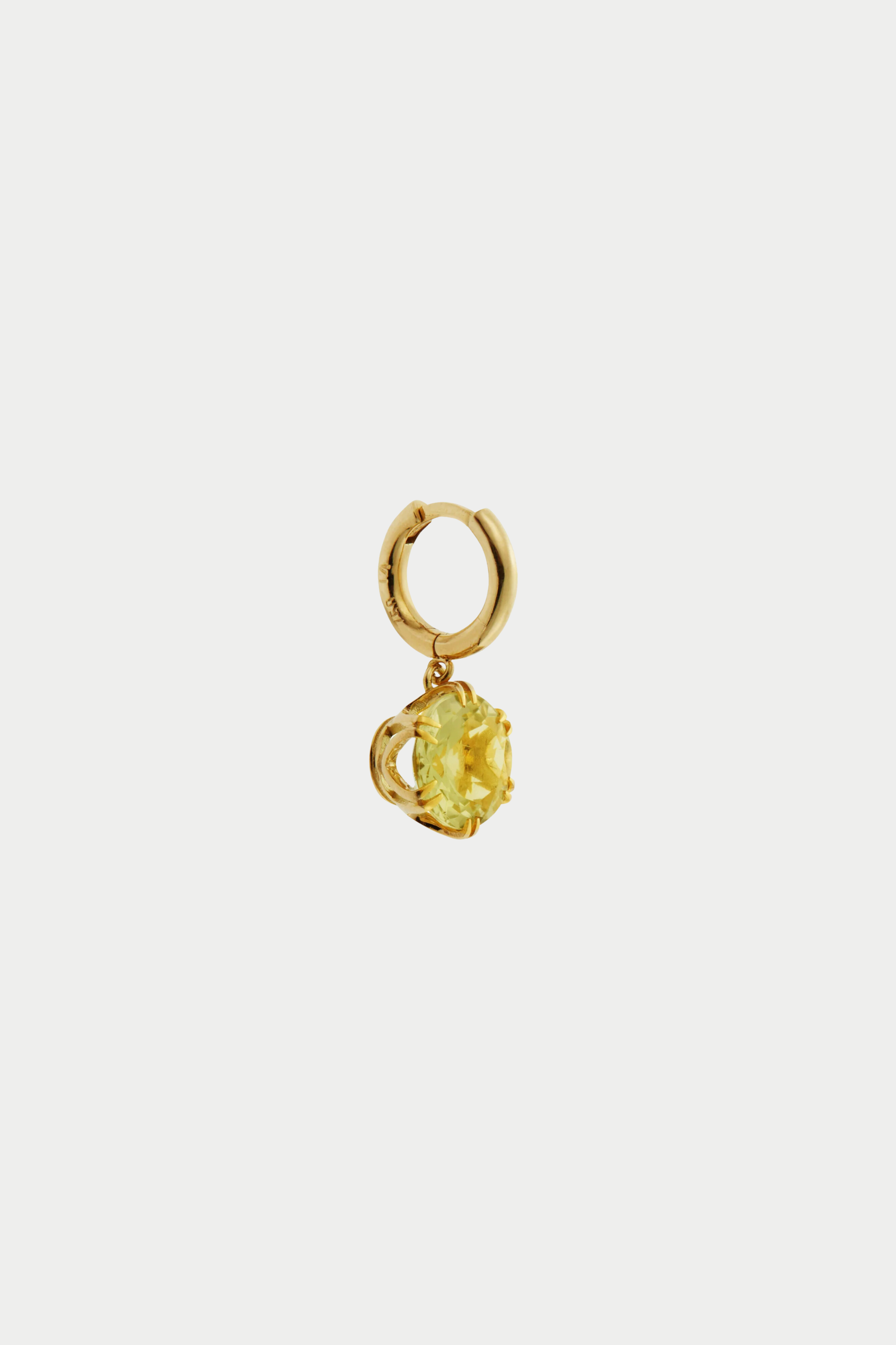 ILEANA MAKRI - Crown Mini Loops, Lemon Topaz