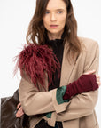 Meryl - Ostrich Feather Brooch