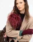 Meryl - Ostrich Feather Brooch