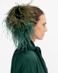 Meryl - Ostrich Feather Brooch
