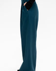 Rio Grande - Lambswool Pleated Trousers, Emerald