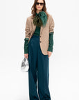 Volga - Silk Crepe Shirt, Forest