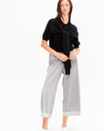 Four-Sleeved Wool Cardigan, Black