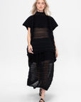 Moving Knit Top, Black