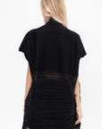 Moving Knit Top, Black
