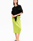 Monthly Colors: August Skirt, Yellow Green