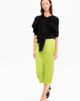 Monthly Colors: August Skirt, Yellow Green