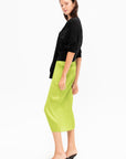 Monthly Colors: August Skirt, Yellow Green