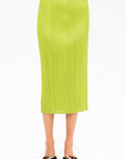 Monthly Colors: August Skirt, Yellow Green