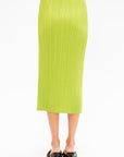 Monthly Colors: August Skirt, Yellow Green