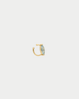 ita - “Sera” Floating Marquise Ear Cuff, Aquamarine