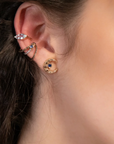 ita - “Sera” Floating Marquise Ear Cuff, Aquamarine