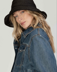JANESSA LEONE - Zeke Bucket, Black