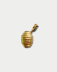 Pain Au Chocolat Pendant, Yellow Gold
