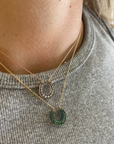 JOANNA DAHDAH - Horseshoe Necklace, Tsavorite