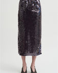 Pastille Slip Skirt, Lavender Grey