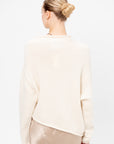 Askew Pullover, Raw White